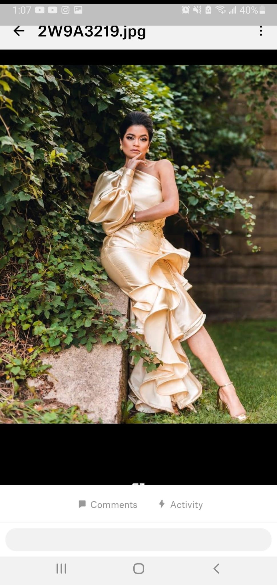 Heavy Silk Dress - Image 4