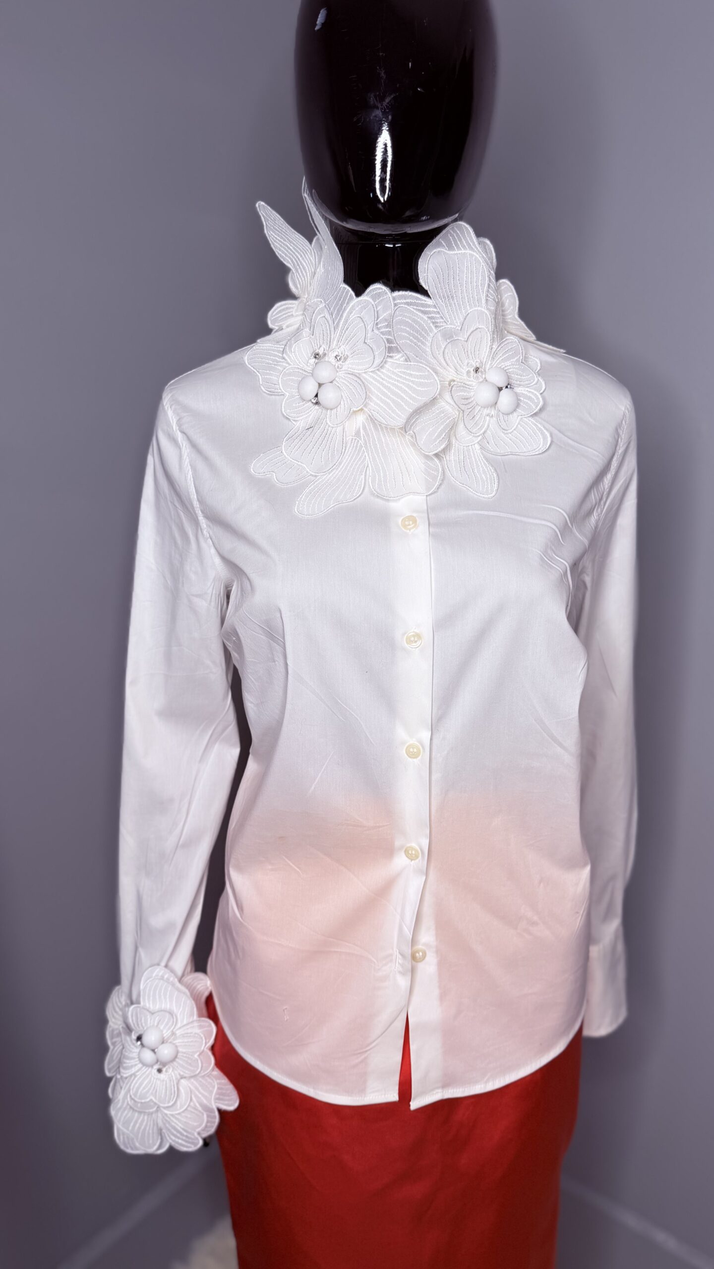 Cotton Embellished Shirt - Image 2