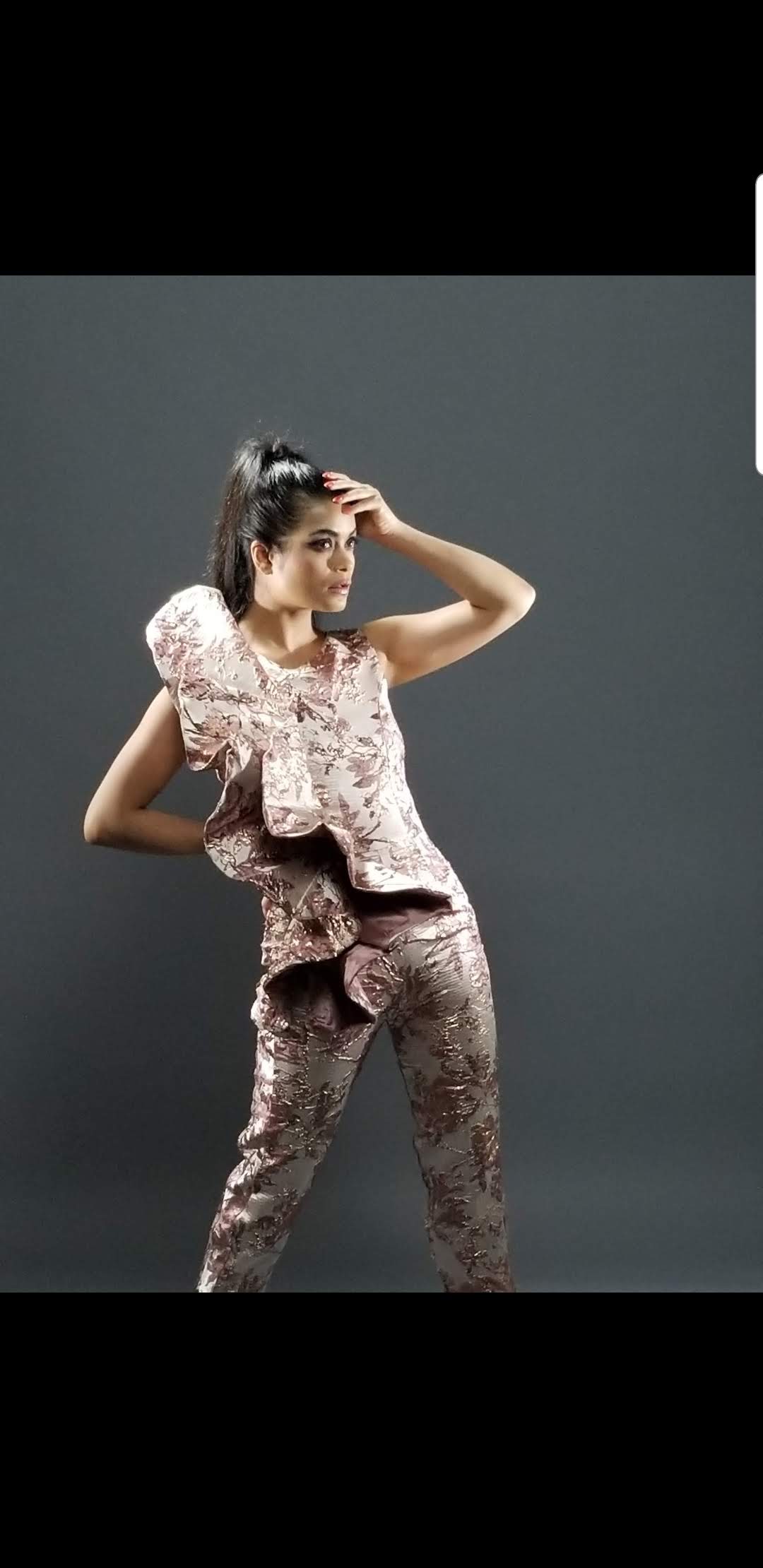 Brocade Jumpsuit