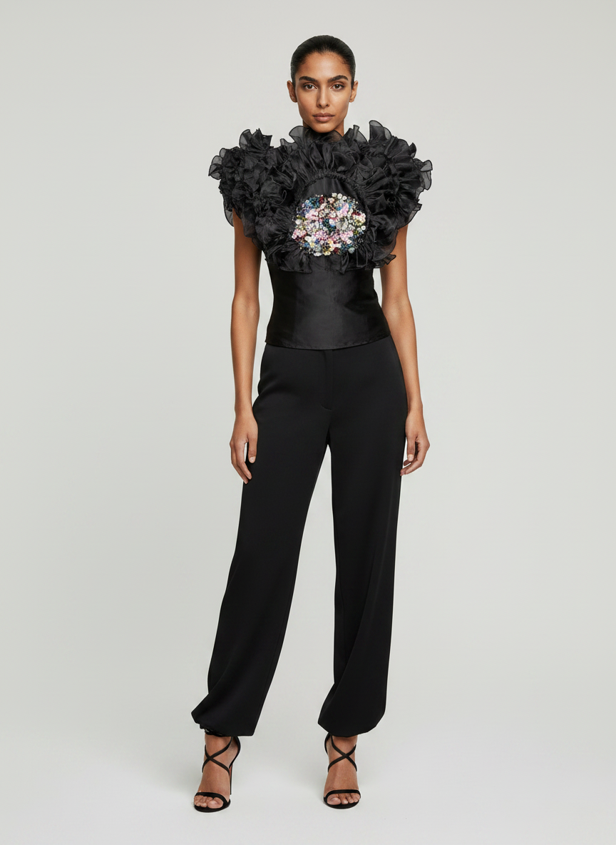 gazer fabric top